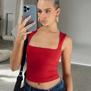 Princess Polly Red Tank